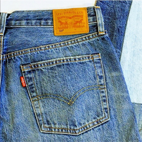 levi’s patchwork jeans - Picture 7 of 8